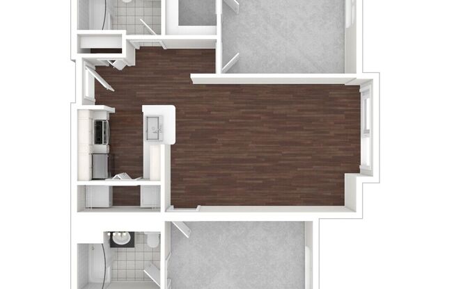 2 beds, 2 baths, 1,030 sqft, $2,995