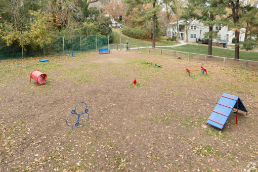 children playing in a playground in a park