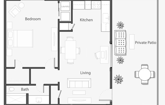 1 bed, 1 bath, 675 sqft, $1,490, Unit 01