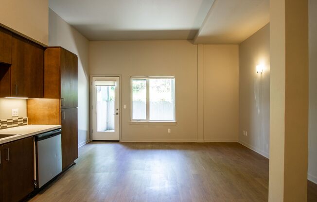 Modern Studio in Heart of NE w/ Patio, W/D, D/W, & A/C!