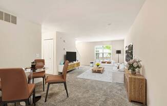 Modern Living Room at Wyndchase, Canton