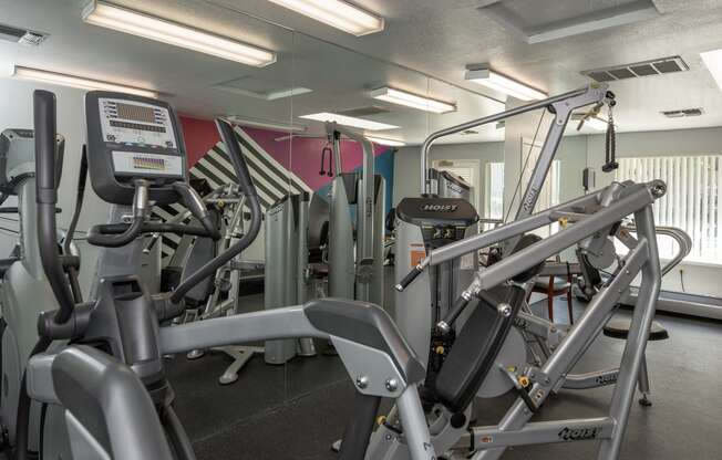 Delta Pointe fitness center and equipment