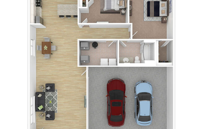 2 beds, 1 bath, 1,214 sqft, $2,470