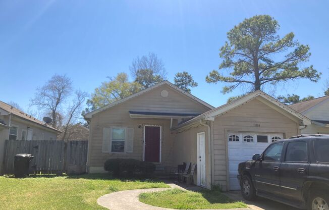 3 bedroom house with private backyard