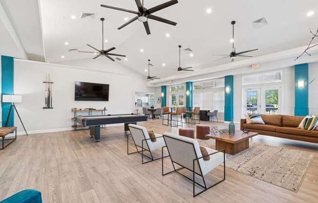 Resident lounge at Mirage on Kernan Apartments in Jacksonville, FL