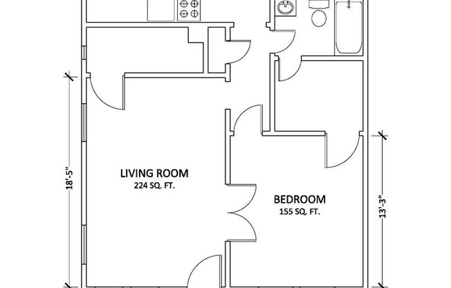 1 bed, 1 bath, 732 sqft, $2,300, Unit 1940