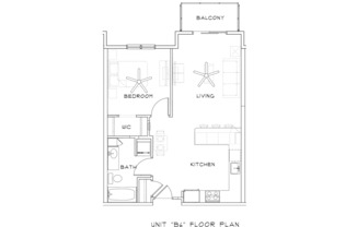 1 bed, 1 bath, 660 sqft, $1,720, Unit 204