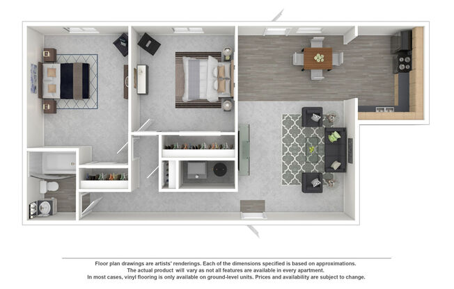 2 beds, 1 bath, 950 sqft, $1,085