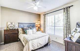 Light and bright bedrooms at Cypress Lake at Stonebriar in Frisco, TX!