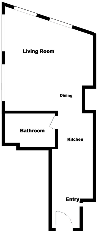 Studio, 1 bath, 450 sqft, $3,000, Unit 201