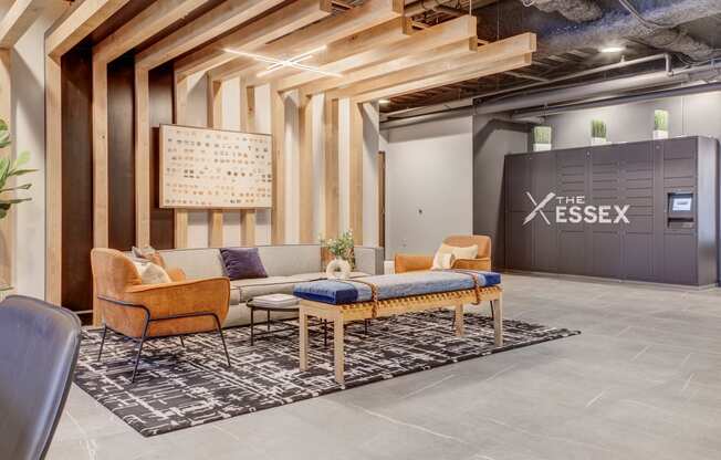 the lobby or reception area of the xessex office building