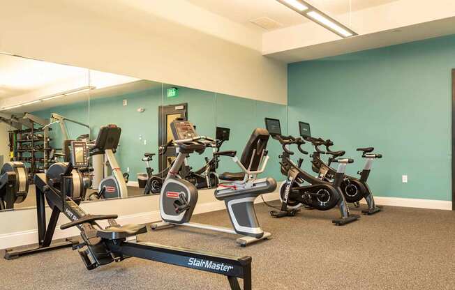 Fitness Room equipment at One Wall St