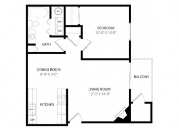 1 bed, 1 bath, 657 sqft, $1,785