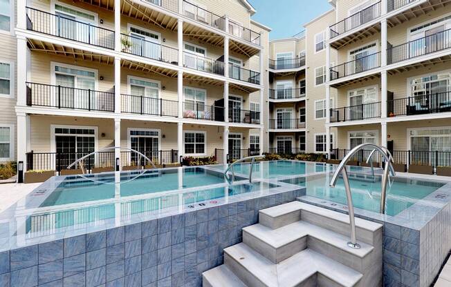 Take a dip in this resort-inspired pool