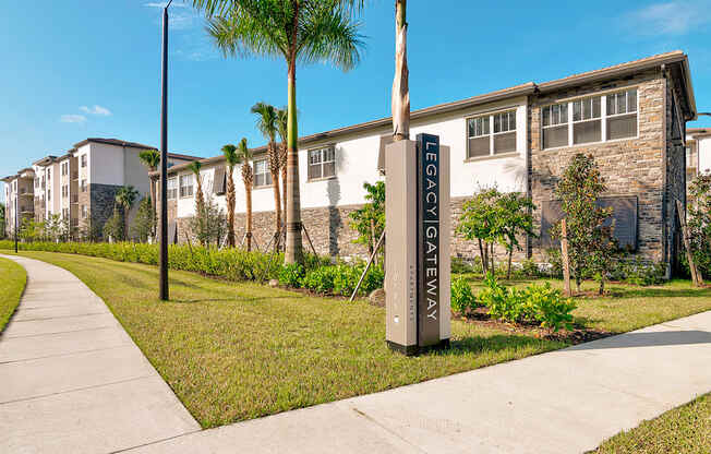 Beautiful exterior view of Legacy Gateway Apartments