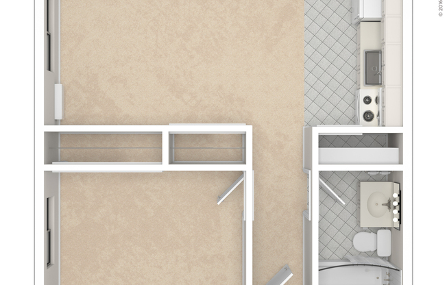 1 bed, 1 bath, 450 sqft, $1,359