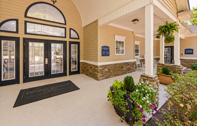 Clubhouse patio