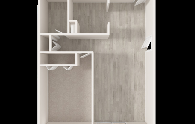 1 bed, 1 bath, 630 sqft, $1,260