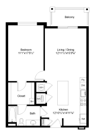 1 bed, 1 bath, 862 sqft, $1,567