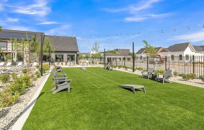 Slate at Fishers District Modern Villas and Townhomes in Fishers, Indiana Courtyard