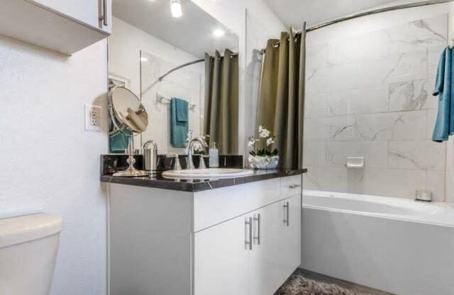 Large Soaking Tub In Bathroom at Berkshire Preserve, Garland, TX