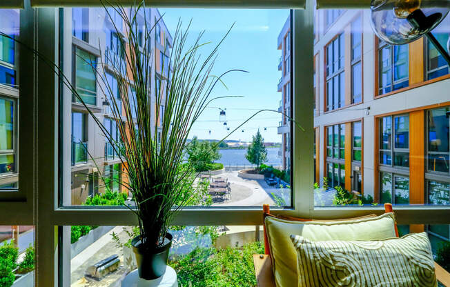 Room with a waterfront view at Riverpoint apartments Washington, DC 20024