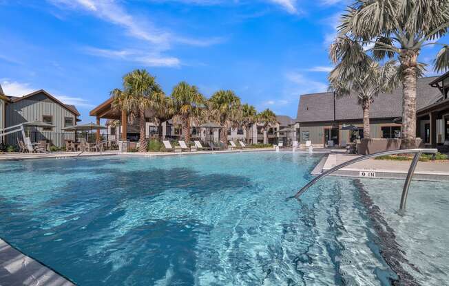 Swimming Pool With Sparkling Water at Canter, Ocala, FL, Florida