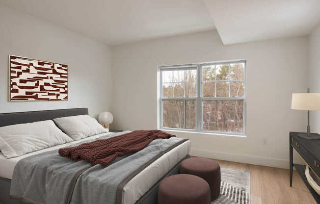 Bedroom with Hard Surface Flooring