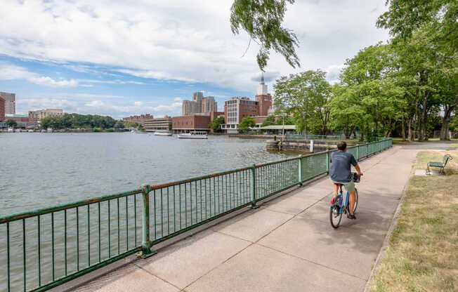 Just moments away from the scenic Charles River Path.