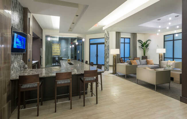 Resident Lounge and Kitchen