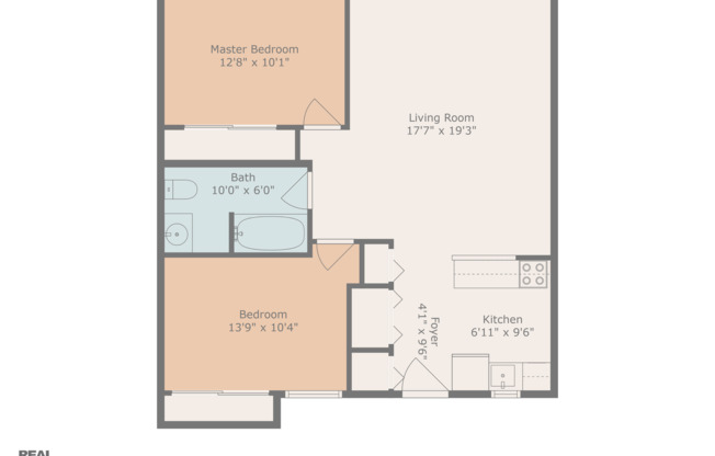 2 beds, 1 bath, 800 sqft, $1,625, Unit 102