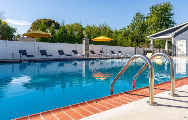 Inviting Outdoor Pool with Lounge Furniture