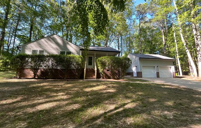 3 Bedroom | 2 Bathroom Apex Home with Large Wooded Yard