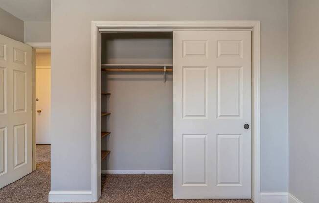 Closet View at Cove at Linden Hills, Minnesota