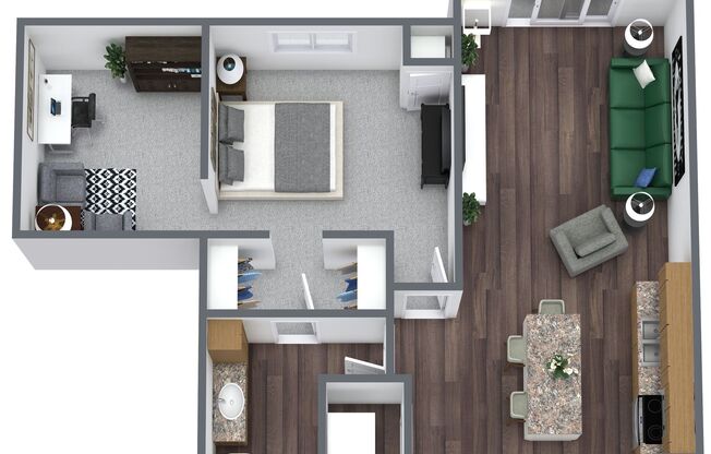 1 bed, 1 bath, 952 sqft, $1,800, Unit 139