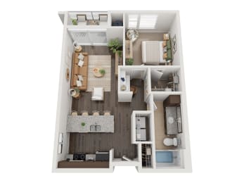 1 bed, 1 bath, 810 sqft, $2,247
