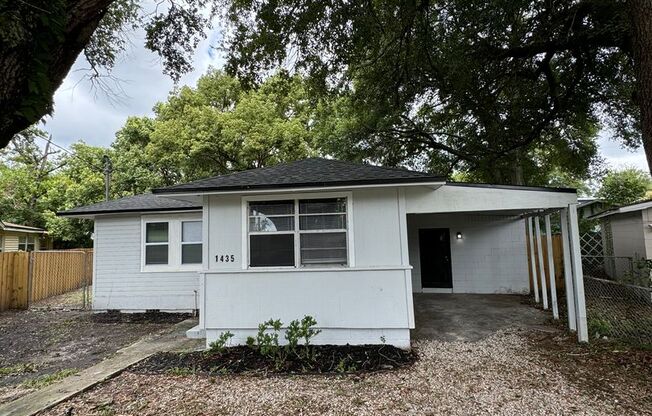 Cozy renovated three-bedroom two bath located on a very quiet street