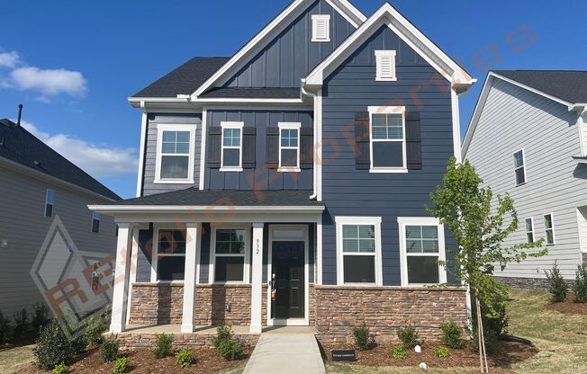 Beautiful Brand New 4 Bedroom, 3 Bathroom Home with 1st Fl Bedroom & Fantastic Community Amenities in Stoneriver Community, Knightdale, Available Now!