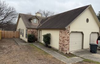 Welcome home to this charming 2-bedroom, 2-bathroom duplex located in Woodstone Subdivision - location is a standout feature, with proximity to Randolph AFB, Forum Shopping, and Ft. Sam