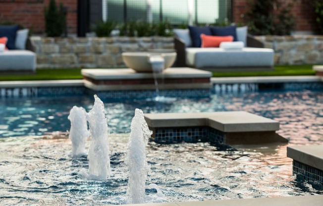 Pool With Fountains at Berkshire Pullman, Texas, 75034