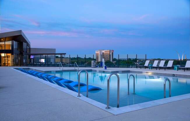 Pool at Trove Apartments, Arlington, Virginia