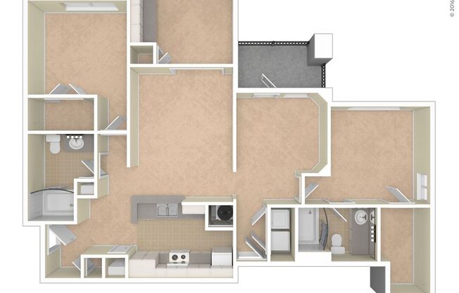 1 bed, 1 bath, 962 sqft, $1,785