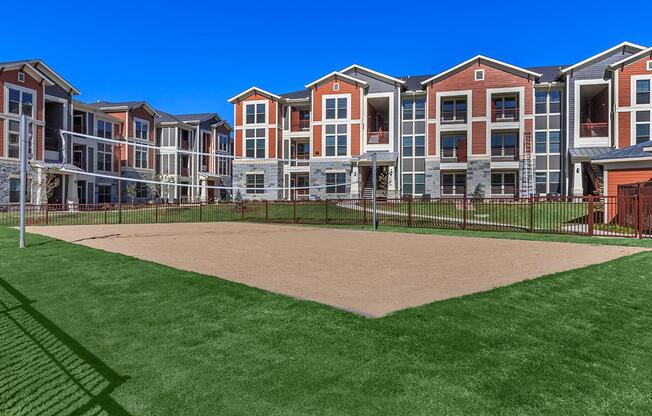 a large lawn in front of a house