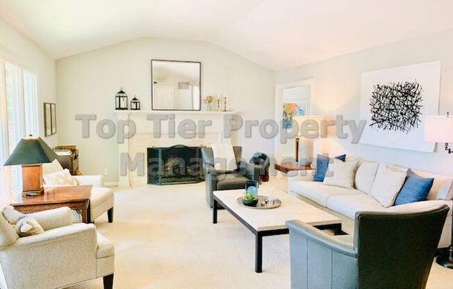 Stunning 4 Bed/3 Bath (plus Office), 3,230 Sqft single-family house at end of cul-de-sac and on large lot available for lease in August!