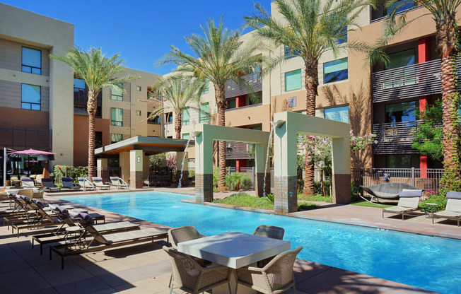 Resort Inspired Pool at Audere Apartments, Phoenix