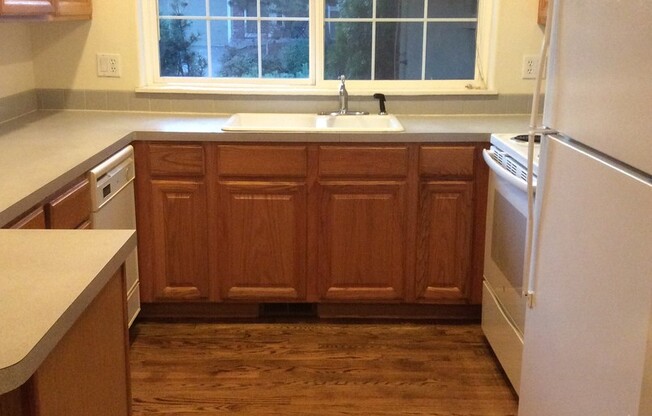 Spacious 3-Bedroom Hillsboro Duplex Featuring High Ceilings, Garage & Green Space