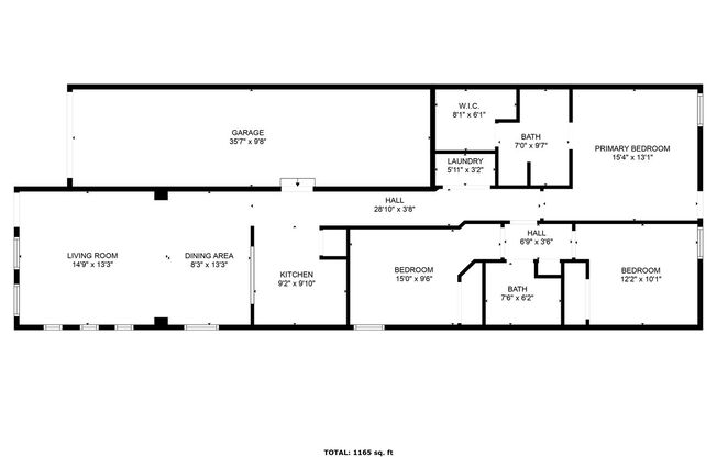 3 beds, 2 baths, 1,165 sqft, $1,750, Unit 366 Schirra Court