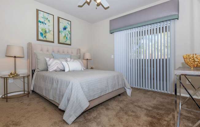 Bedroom with frames at The Summit by Picerne, Henderson, Nevada