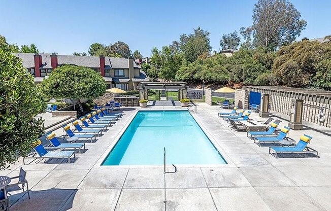 Swimming Pool With Relaxing Sundecks at Promenade Terrace, California, 92879