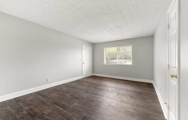 Classic unit living room at Balfour East Lake, Atlanta GA